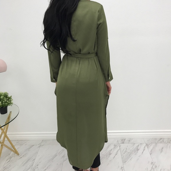 Olive Duster - Picture 2 of 3